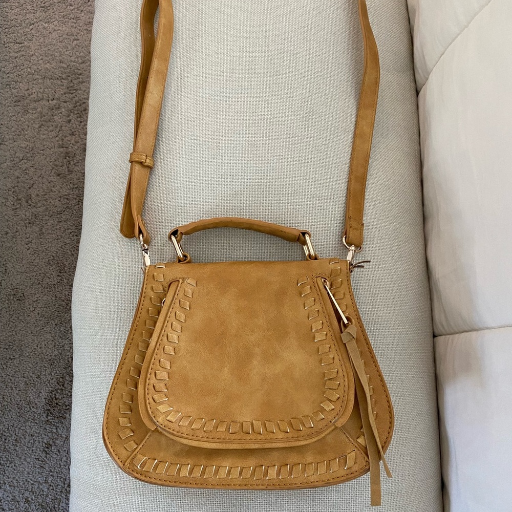 Tan crossbody purse